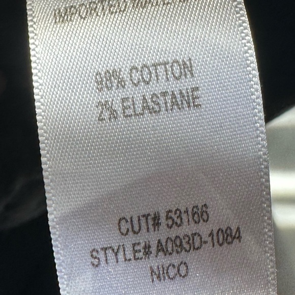 AGOLDE Nico High-Rise Skinny Distressed Faded Black Jeans Size 28 - Picture 5 of 8